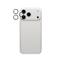 PanzerGlass - Ochranný kryt objektívu Hoops pre iPhone 16 Pro, 16 Pro Max, 17 Pro, 17 Pro Max, transparentná
