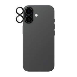 PanzerGlass - Ochranný kryt objektívu Hoops pre iPhone 17/16 Plus/16, čierna