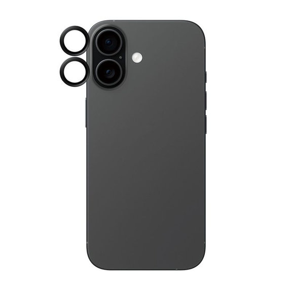 Ochranný kryt objektívu Hoops pre iPhone 17/16 Plus/16, Čierna, PanzerGlass