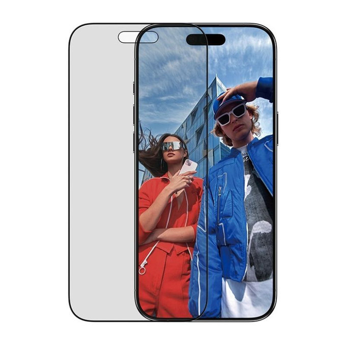 PanzerGlass - Tvrdené sklo UWF 2-Way Privacy s aplikátorom pre iPhone 17 Air, čierna