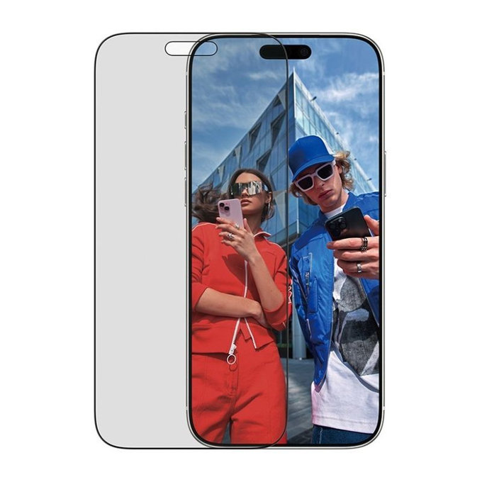 PanzerGlass - Tvrdené sklo UWF 2-Way Privacy s aplikátorom pre iPhone 17 Pro Max, čierna