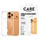 Puzdro Urban Explorer s MagSafe pre iPhone 17 Pro, Biela, CARE