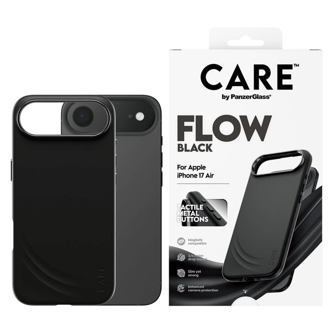 Puzdro FLOW s MagSafe pre iPhone Air, Čierna, CARE