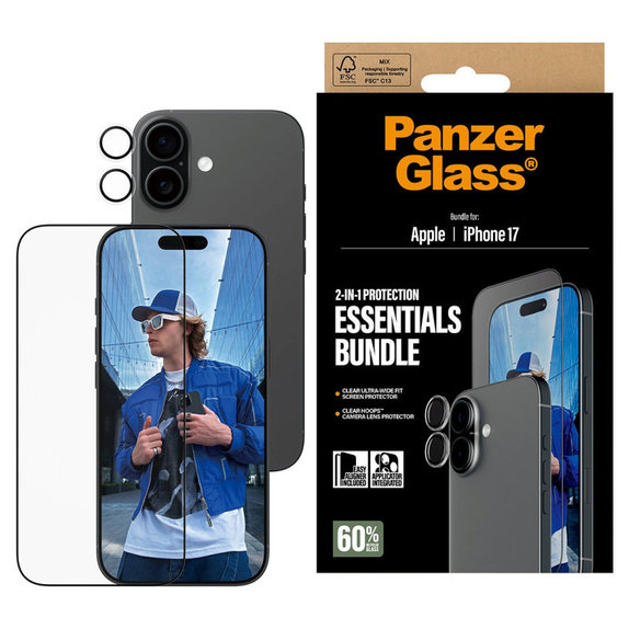 Bundle Essentials 2v1 pre iPhone 17, PanzerGlass