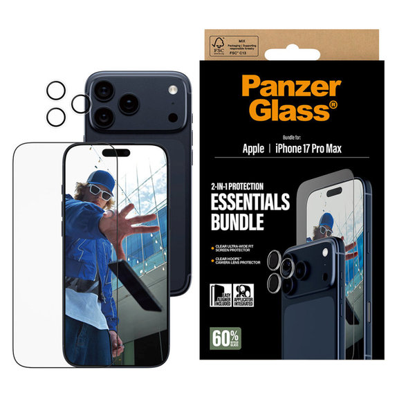 Bundle Essentials 2v1 pre iPhone 17 Pro Max, PanzerGlass