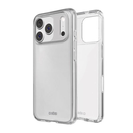 SBS - Puzdro Skinny pre iPhone 17 Pro, transparentná
