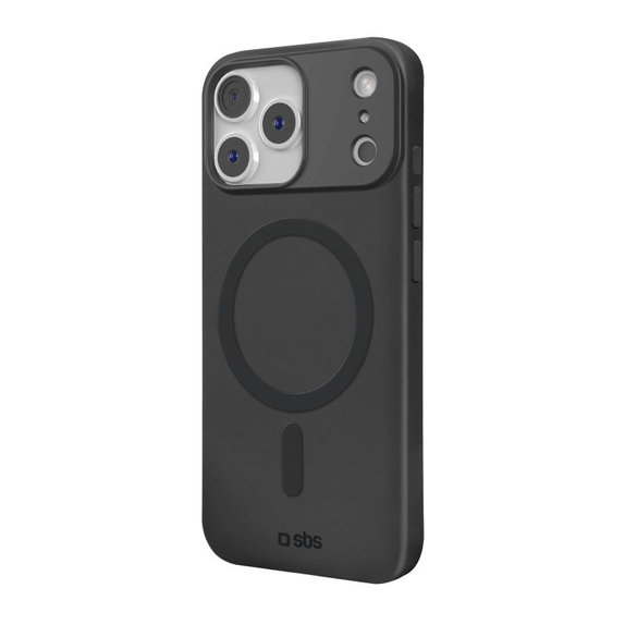 SBS - Puzdro Instinct Mag kompatibilné s MagSafe pre iPhone 17 Pro Max, čierna