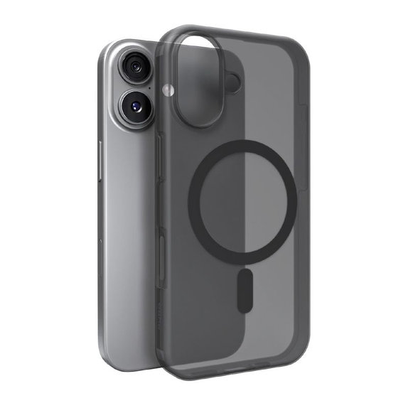 PURO - Puzdro DAYLIGHT s MagSafe pre iPhone 17, čierna