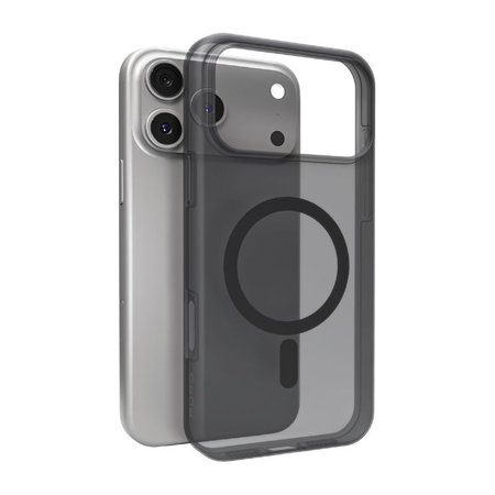 PURO - Puzdro DAYLIGHT s MagSafe pre iPhone 17 Pro, čierna