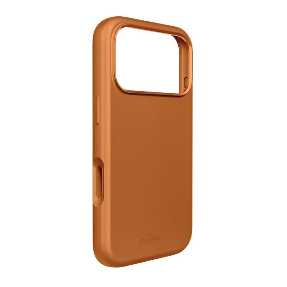 PURO - Puzdro ICON MAG PRO s MagSafe pre iPhone 17 Pro Max, oranžová