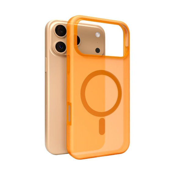 PURO - Puzdro DAYLIGHT s MagSafe pre iPhone 17 Pro, oranžová