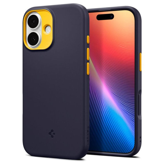 Spigen - Puzdro Nano Pop s MagSafe pre iPhone 17, Blueberry Navy