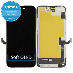 Displej Soft OLED pre iPhone 15 Plus - Dotykové sklo + Rám, DIAGNOSTIC