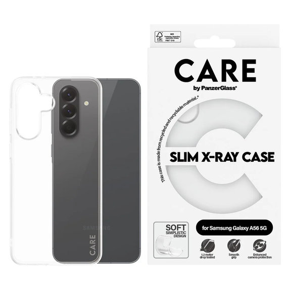 Puzdro X-Ray pre Samsung Galaxy A56 5G, Transparentná, PanzerGlass