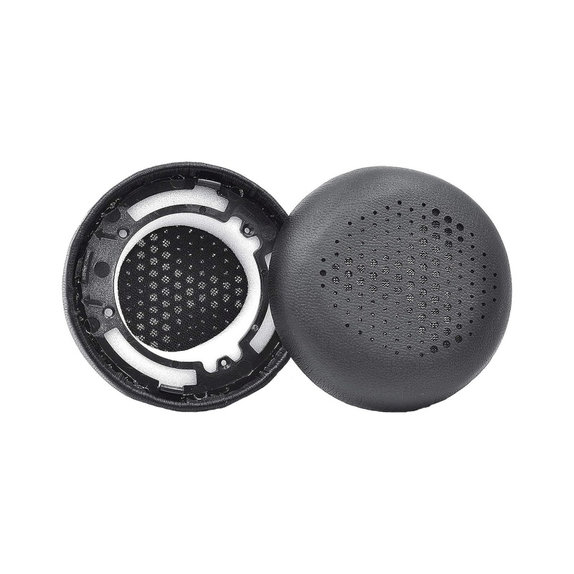 Náhradné Náušníky pre AKG Y500, Pamäťová pena + PU Koža, Čierne, 1 pár