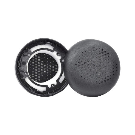 Náhradné Náušníky pre AKG Y500, Pamäťová pena + PU Koža, Čierne, 1 pár