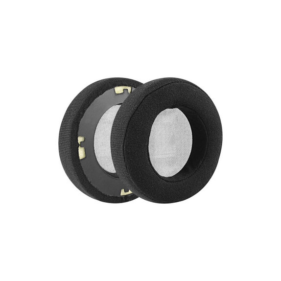 Náhradné Náušníky pre AKG K701, K702, Q701, Q702, K601, K612, K712, Pena + Velúr, Čierne, 1 pár