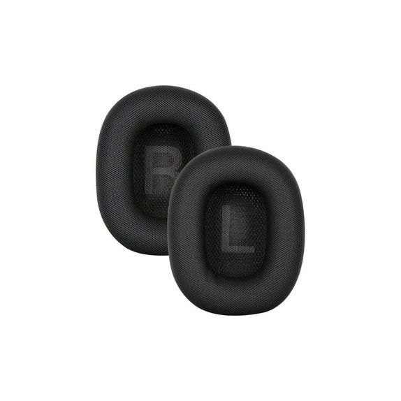 Náhradné Náušníky pre Apple AirPods Max, Textil, Čierne, Chladivý Gél, 1 pár