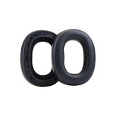 Náhradné Náušníky pre Bowers & Wilkins PX8, PX7S2, Pamäťová pena + PU Koža, Čierne, 1 pár