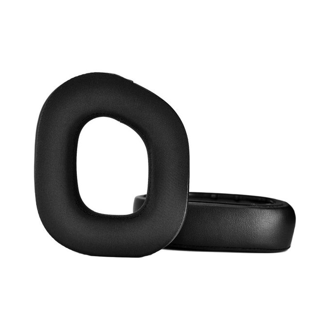 Náhradné Náušníky pre Corsair HS80, Pamäťová pena + Textil, Čierne, Chladivý Gél, 1 pár