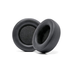 Náhradné Náušníky pre Corsair Virtuoso RGB, Pamäťová pena + PU Koža, Čierne, 1 pár