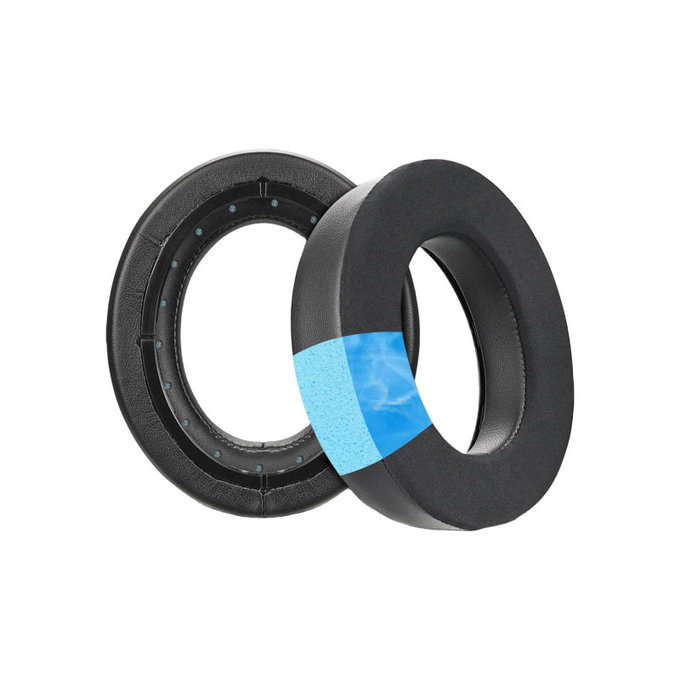 Náhradné Náušníky pre Corsair HS50, HS50 Pro, Pamäťová pena + Textil, Čierne, Chladivý Gél, 1 pár