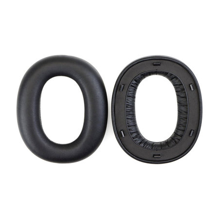 Náhradné Náušníky pre Edifier W860NB Pro, WH950NB, Pamäťová pena + PU Koža, Čierne, 1 pár