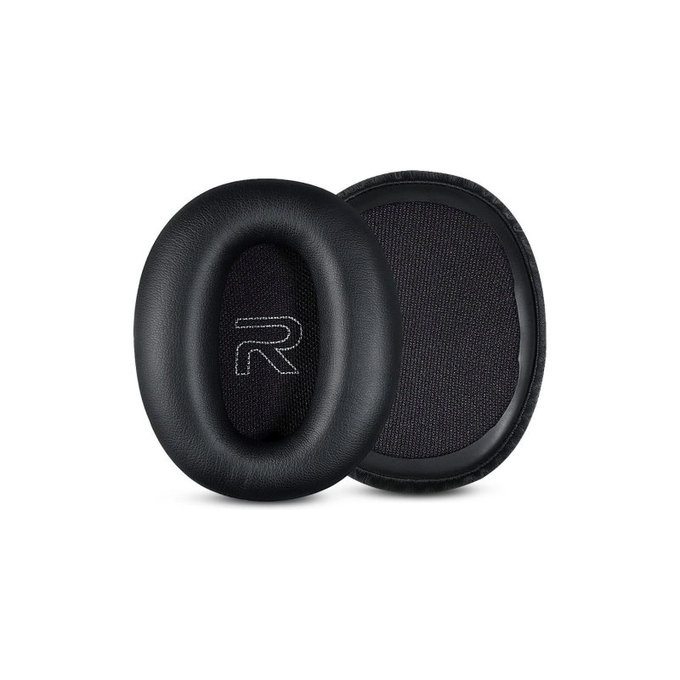 Náhradné Náušníky pre Edifier W820BT, Pamäťová pena + PU Koža, Čierne, 1 pár