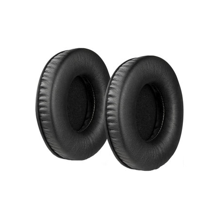 Náhradné Náušníky pre JBL Synchros E50BT, Pamäťová pena + PU Koža, Čierne, 1 pár