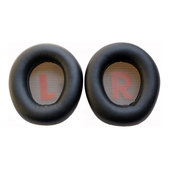 Náhradné Náušníky pre JBL Quantum Q600, Pamäťová pena + PU Koža, Čierne, 1 pár