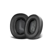 Náhradné Náušníky pre JBL Live 500BT, 500BTNC, Pamäťová pena + PU Koža, Čierne, 1 pár