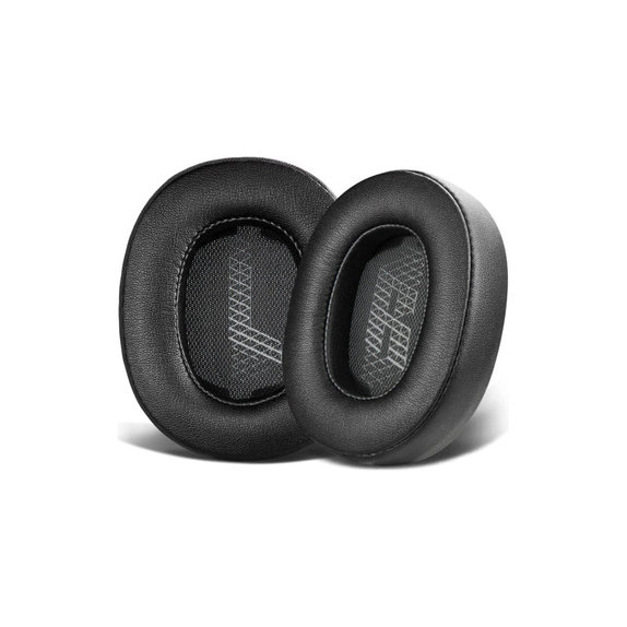 Náhradné Náušníky pre JBL Live 500BT, 500BTNC, Pamäťová pena + PU Koža, Čierne, 1 pár