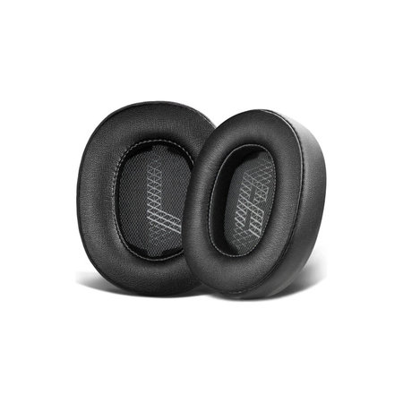 Náhradné Náušníky pre JBL Live 500BT, 500BTNC, Pamäťová pena + PU Koža, Čierne, 1 pár