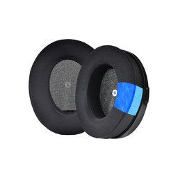 Náhradné Náušníky pre Kingston HyperX Cloud Orbit S, Pamäťová pena + PU Koža, Čierne, Chladivý Gél, 1 pár