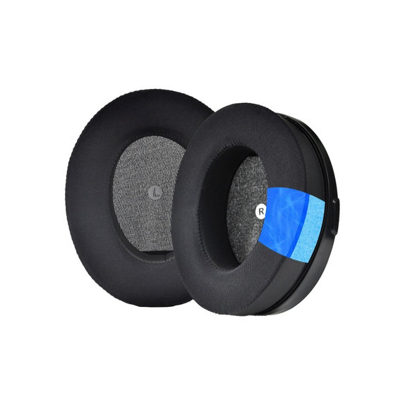 Náhradné Náušníky pre Kingston HyperX Cloud Orbit S, Pamäťová pena + PU Koža, Čierne, Chladivý Gél, 1 pár