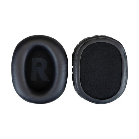 Náhradné Náušníky pre Logitech G Pro X, Pamäťová pena + PU Koža, Čierne, 1 pár