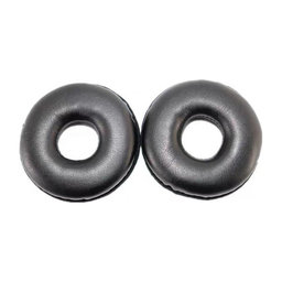 Náhradné Náušníky pre Logitech H600, H390, H609, Pamäťová pena + PU Koža, Čierne, 1 pár