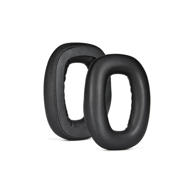 Náhradné Náušníky s Magnetom pre Logitech Astro A30, Pamäťová pena + PU Koža, Čierne, 1 pár