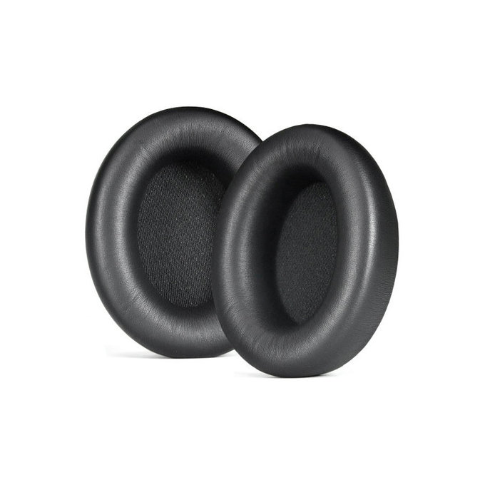 Náhradné Náušníky pre Beats Studio Pro, Pamäťová pena + PU Koža, Čierne, 1 pár