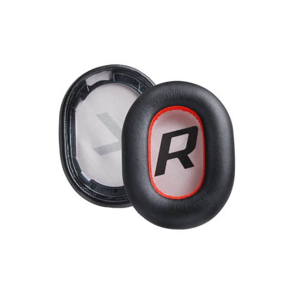 Náhradné Náušníky pre Plantronics BackBeat Pro 2, Voyager 8200 UC, PU Koža, Čierne, 1 pár