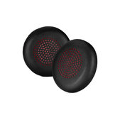 Náhradné Náušníky pre Plantronics Voyager Focus UC, PU Koža, Čierne, 1 pár
