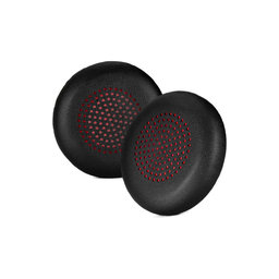 Náhradné Náušníky pre Plantronics Voyager Focus UC, PU Koža, Čierne, 1 pár