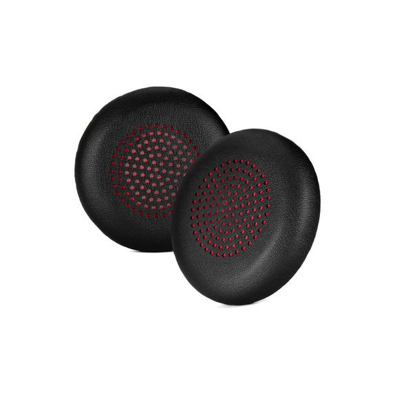Náhradné Náušníky pre Plantronics Voyager Focus UC, PU Koža, Čierne, 1 pár