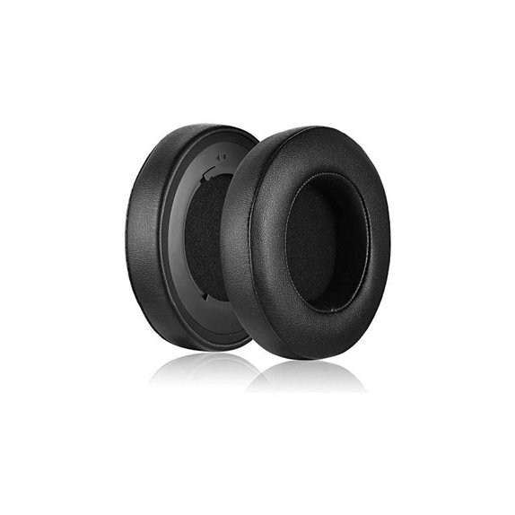 Náhradné Náušníky pre Razer Nari 7.1 THX, Pamäťová pena + PU Koža, Čierne, 1 pár