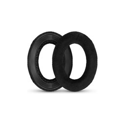 Náhradné Náušníky pre Sennheiser HD545, HD600, HD650, Pamäťová pena + Textil, Čierne, 1 pár