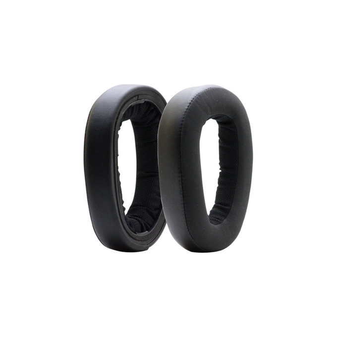 Náhradné Náušníky pre Sennheiser GSP500, GSP600, Pamäťová pena + PU Koža, Čierne, 1 pár