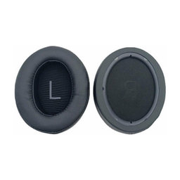 Náhradné Náušníky pre Sennheiser Momentum 3.0, Pamäťová pena + Koža, Čierne, 1 pár