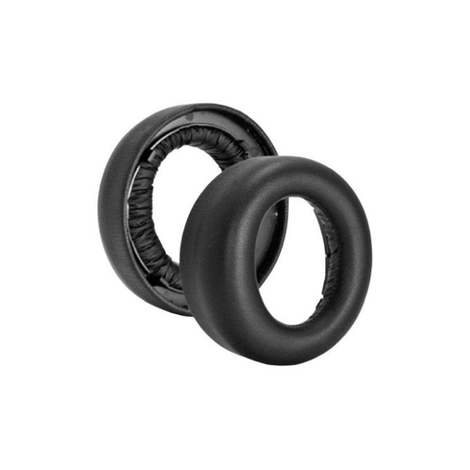 Náhradné Náušníky pre Sony Playstation 5 Pulse Elite, Pena + Koža, Čierne, 1 pár