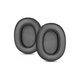 Náhradné Náušníky pre Sony ULT Wear, Pena + Koža, Čierne, 1 pár