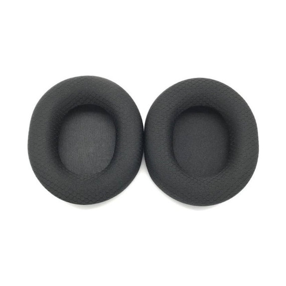Náhradné Náušníky pre Steelseries Arctics 1, 3, 5, 7, 9 Pro, Pamäťová pena + Textil, Čierne, 1 pár